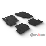 Original Gledring Passform Fußmatten Gummimatten 4 Tlg.+Fixing - Mitsubishi Outlander PHEV Hybrid 2015->